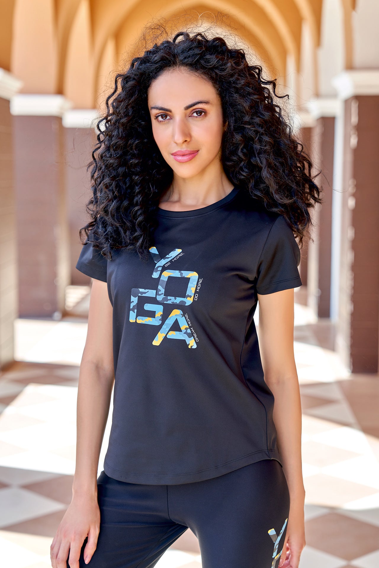Black Half Sleeve T-Shirt