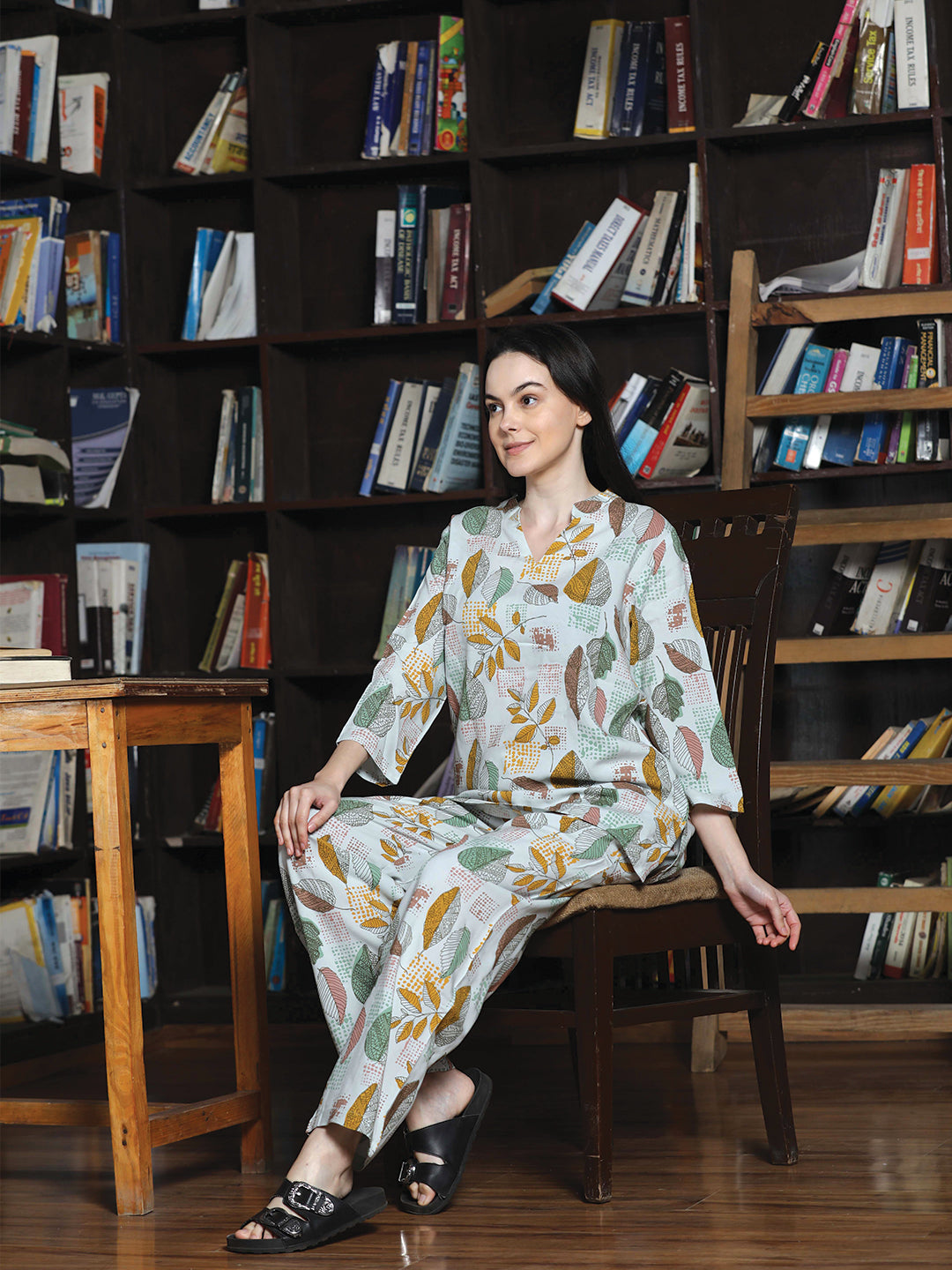 Green Leaf Printed Co-Ord Set