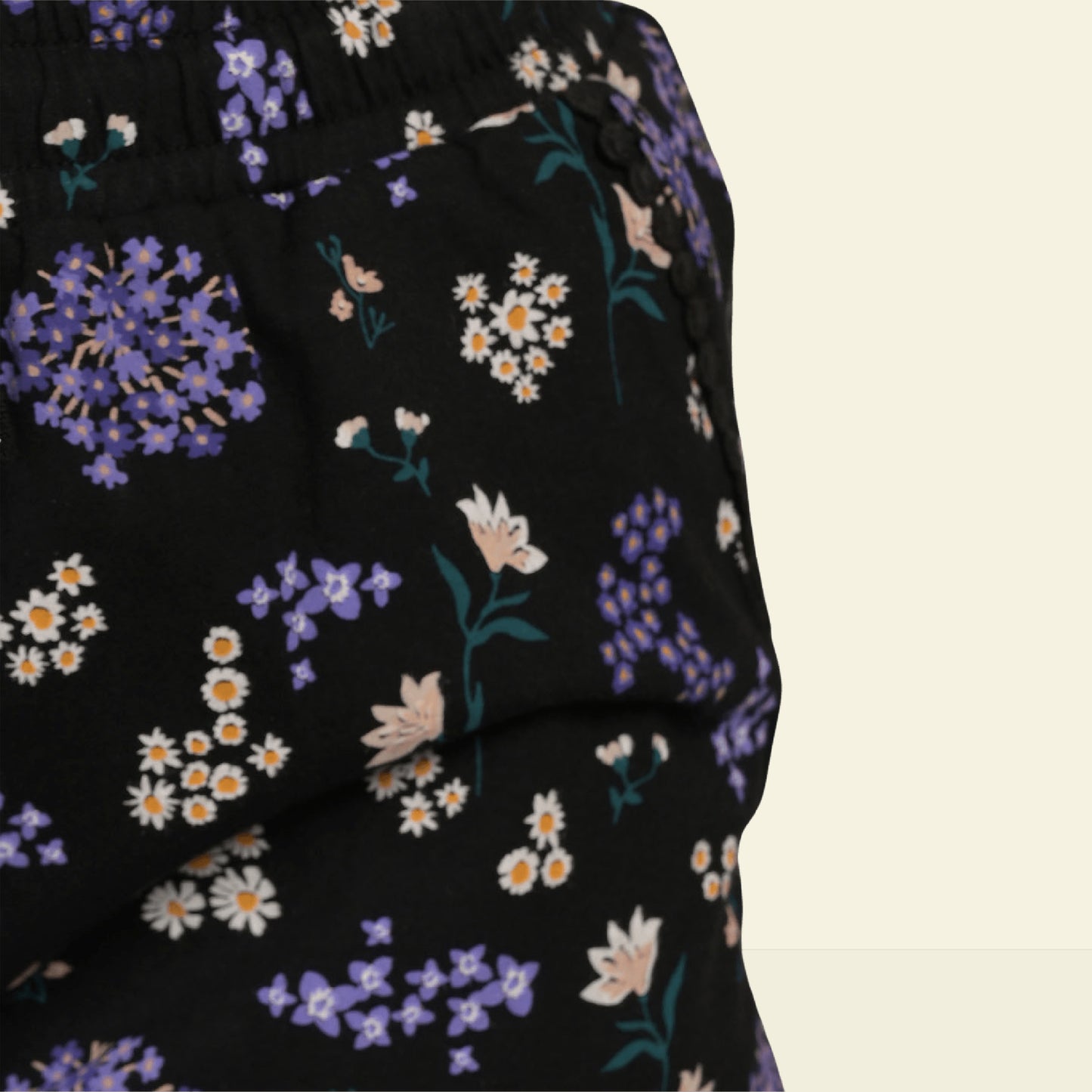 Black Printed Soft-Fit Lounge Pyjamas