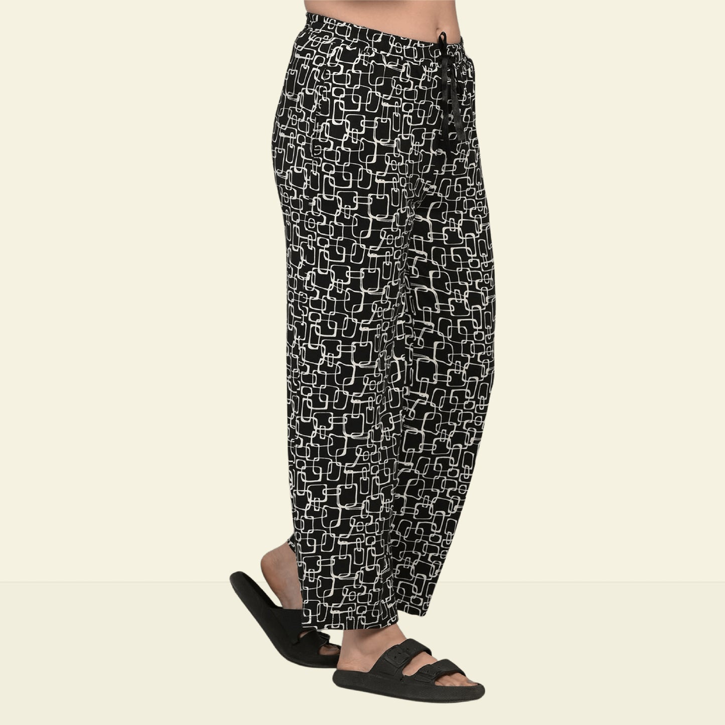 Black Loungewear | Sleepwear Regular Pyjama