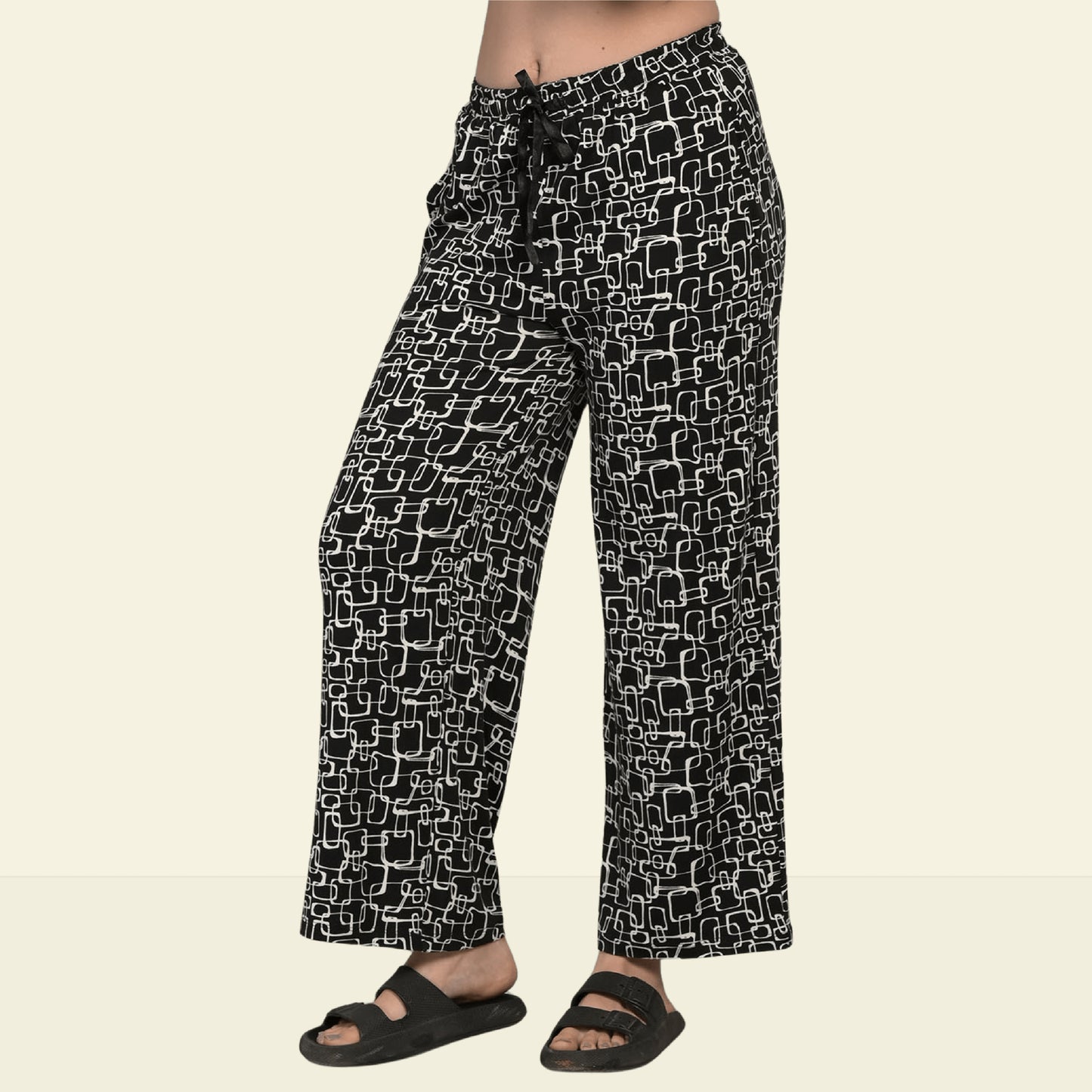 Black Loungewear | Sleepwear Regular Pyjama