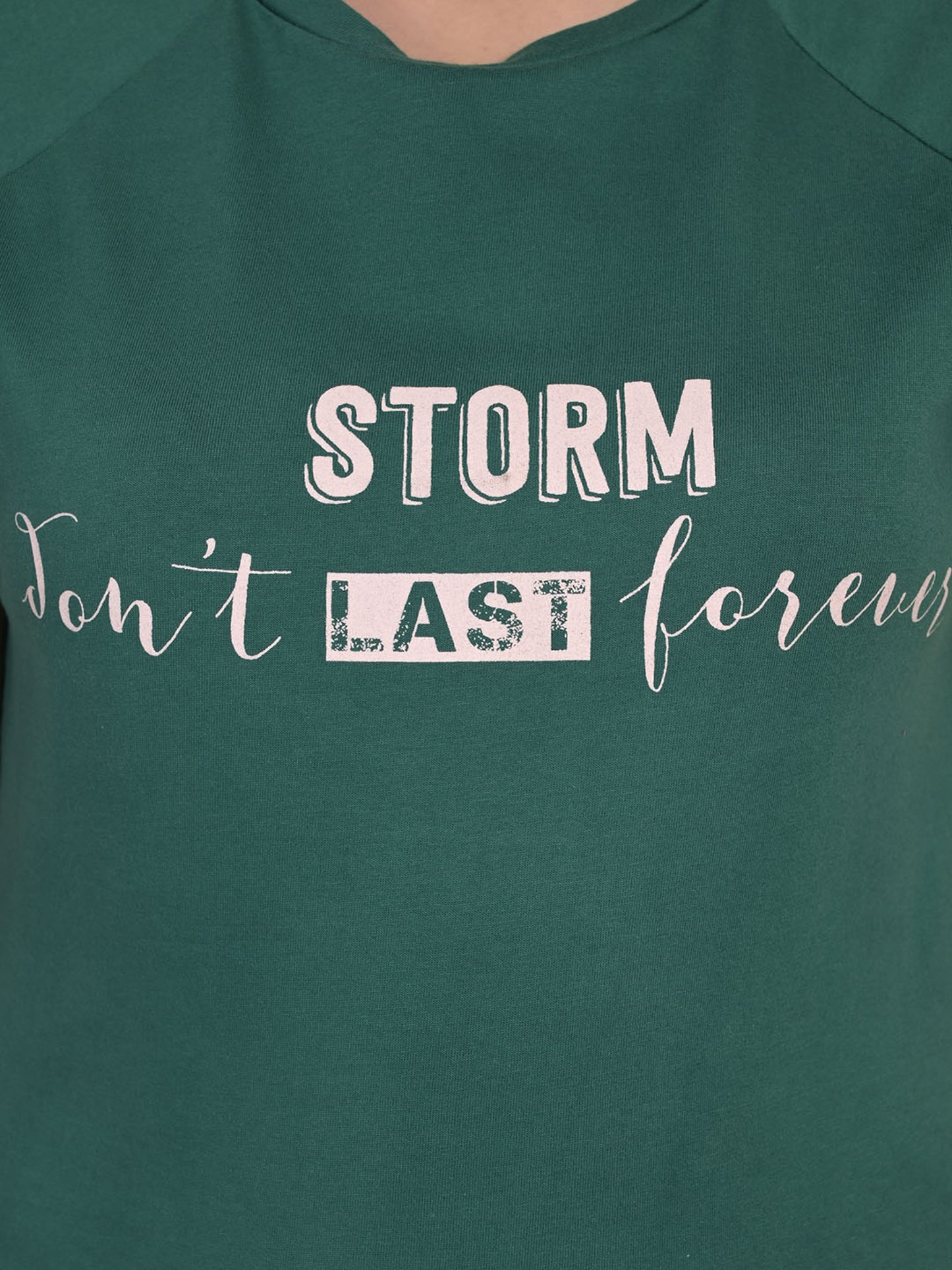 Green Half Sleeve T-Shirt