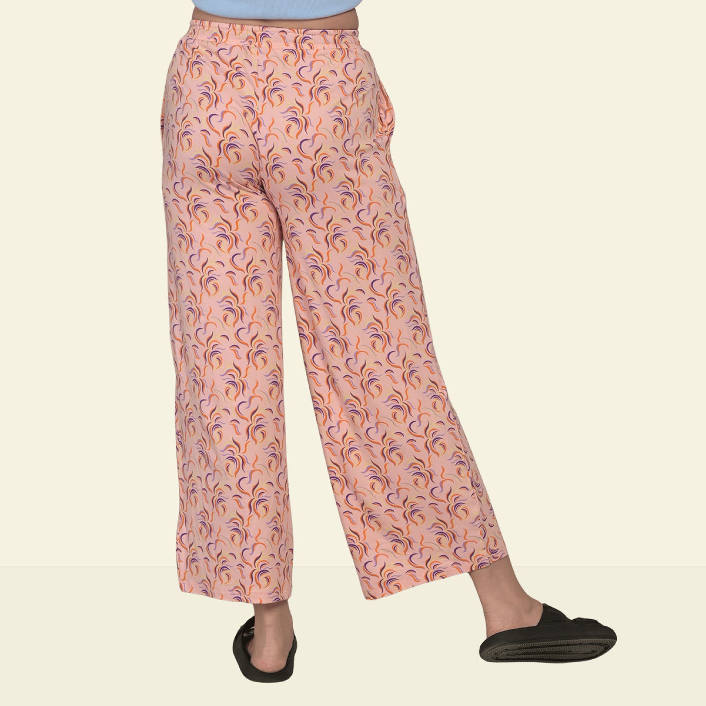 Blush Pink Brushed Poly Sleep Pyjama