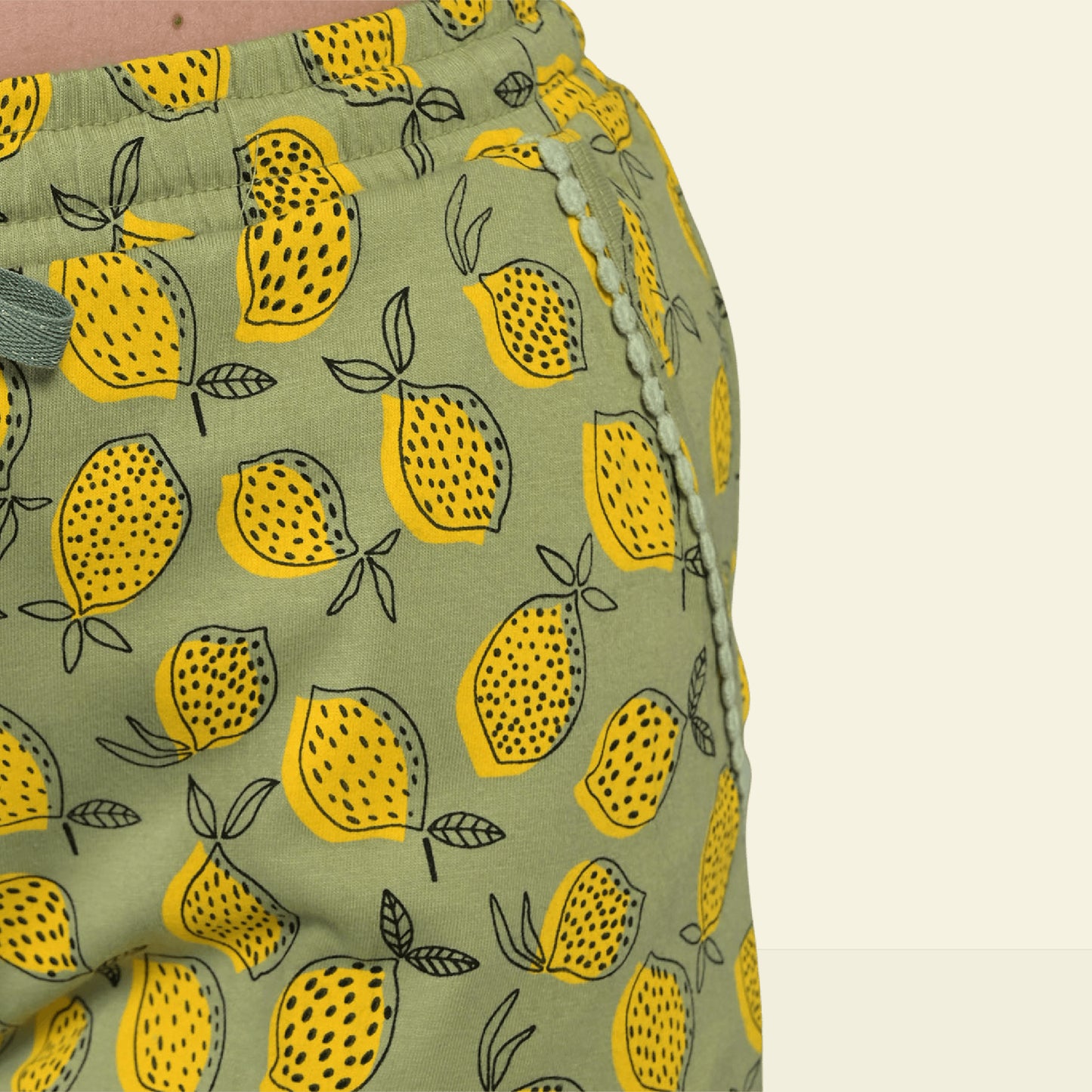 Green & Yellow Printed Soft Lounge Pyjama