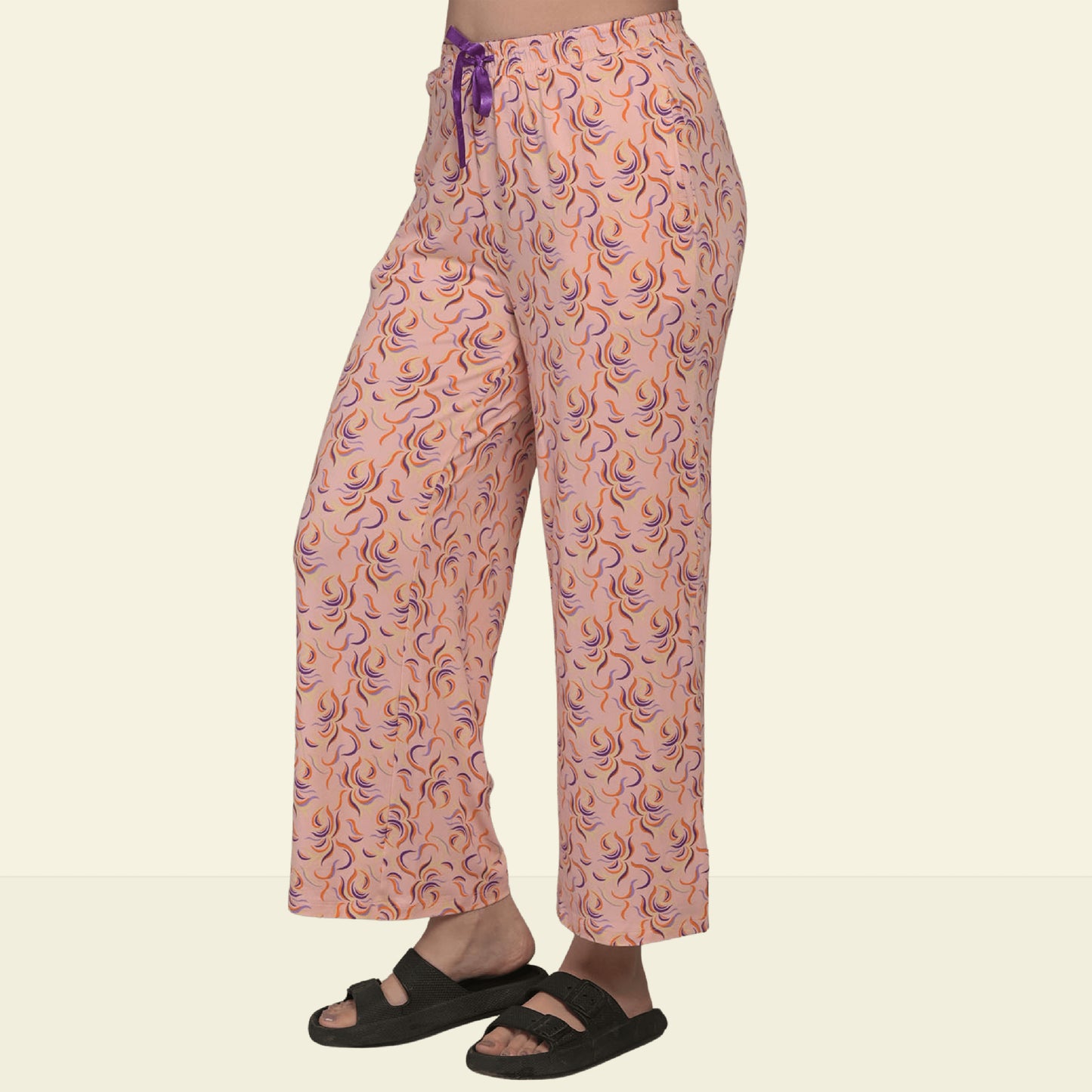 Blush Pink Brushed Poly Sleep Pyjama