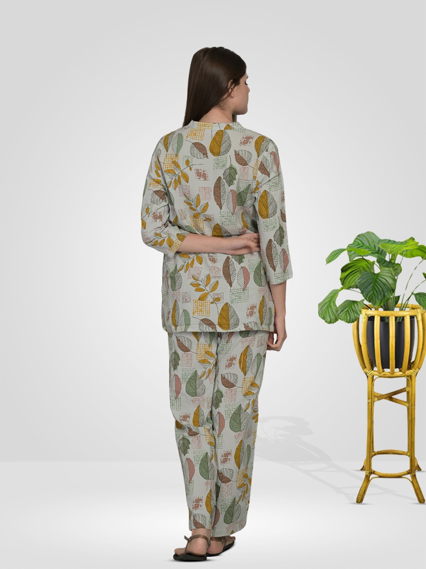 Green Leaf Printed Co-Ord Set
