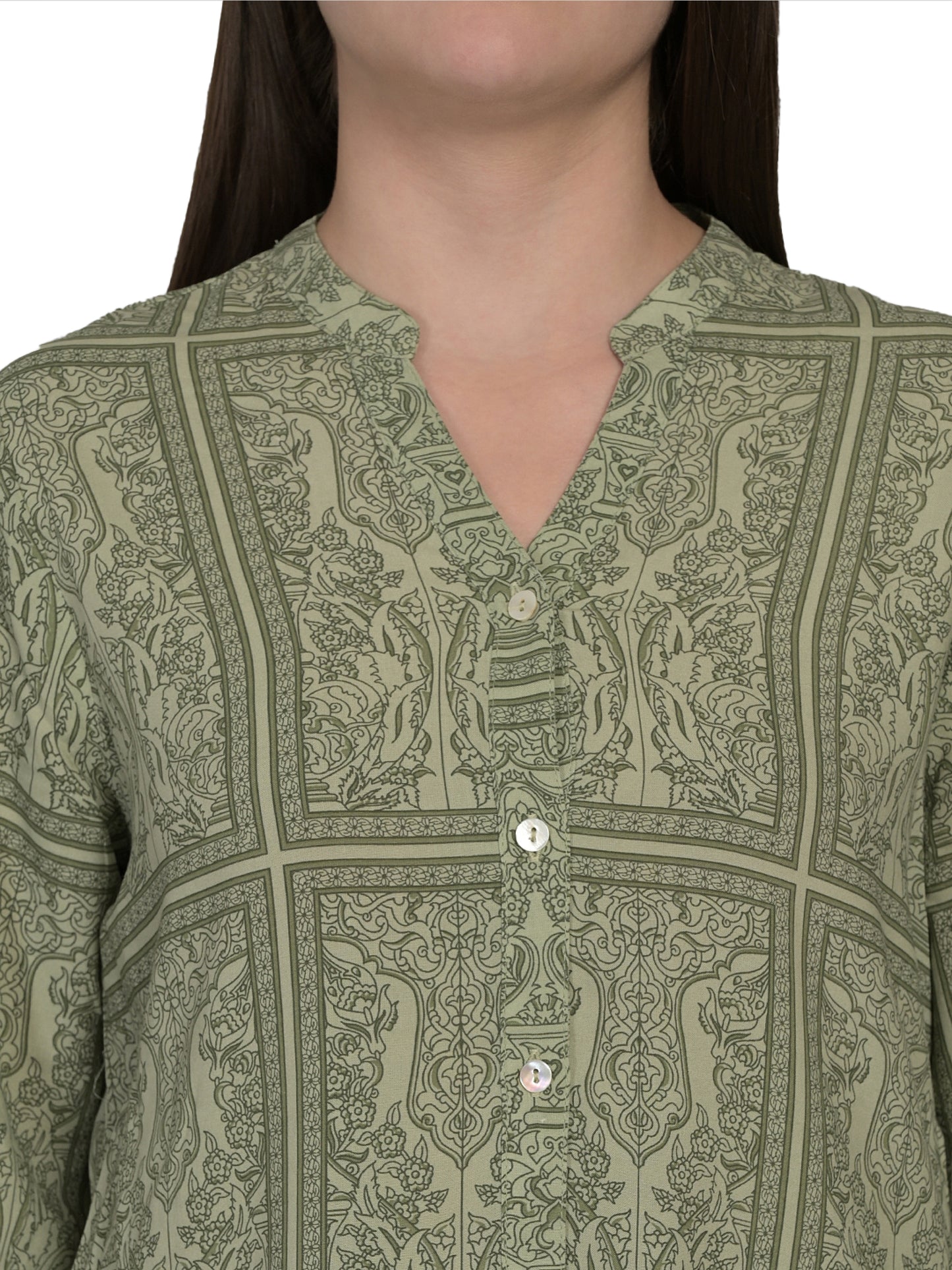 Green Printed Co-Ord Set