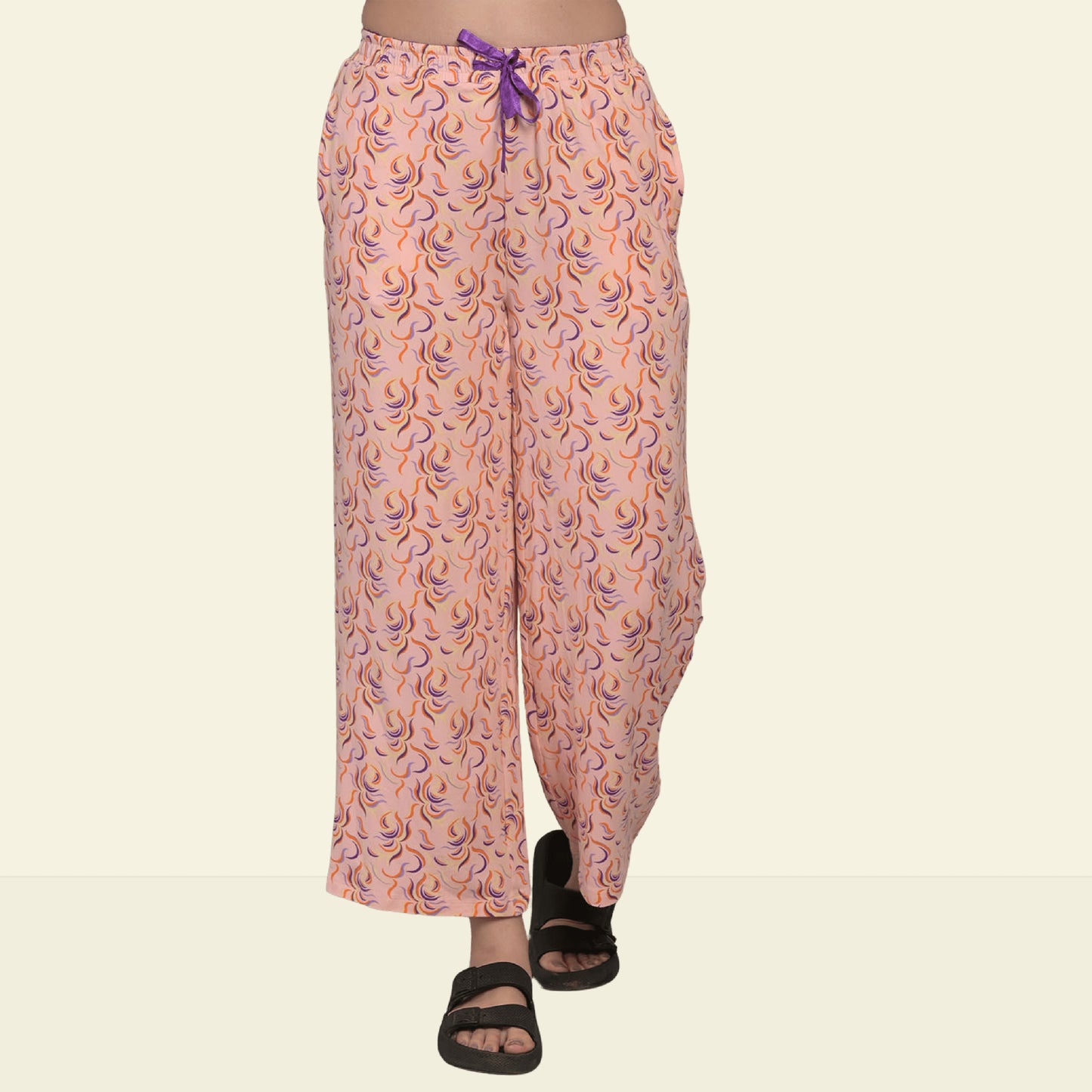 Blush Pink Brushed Poly Sleep Pyjama