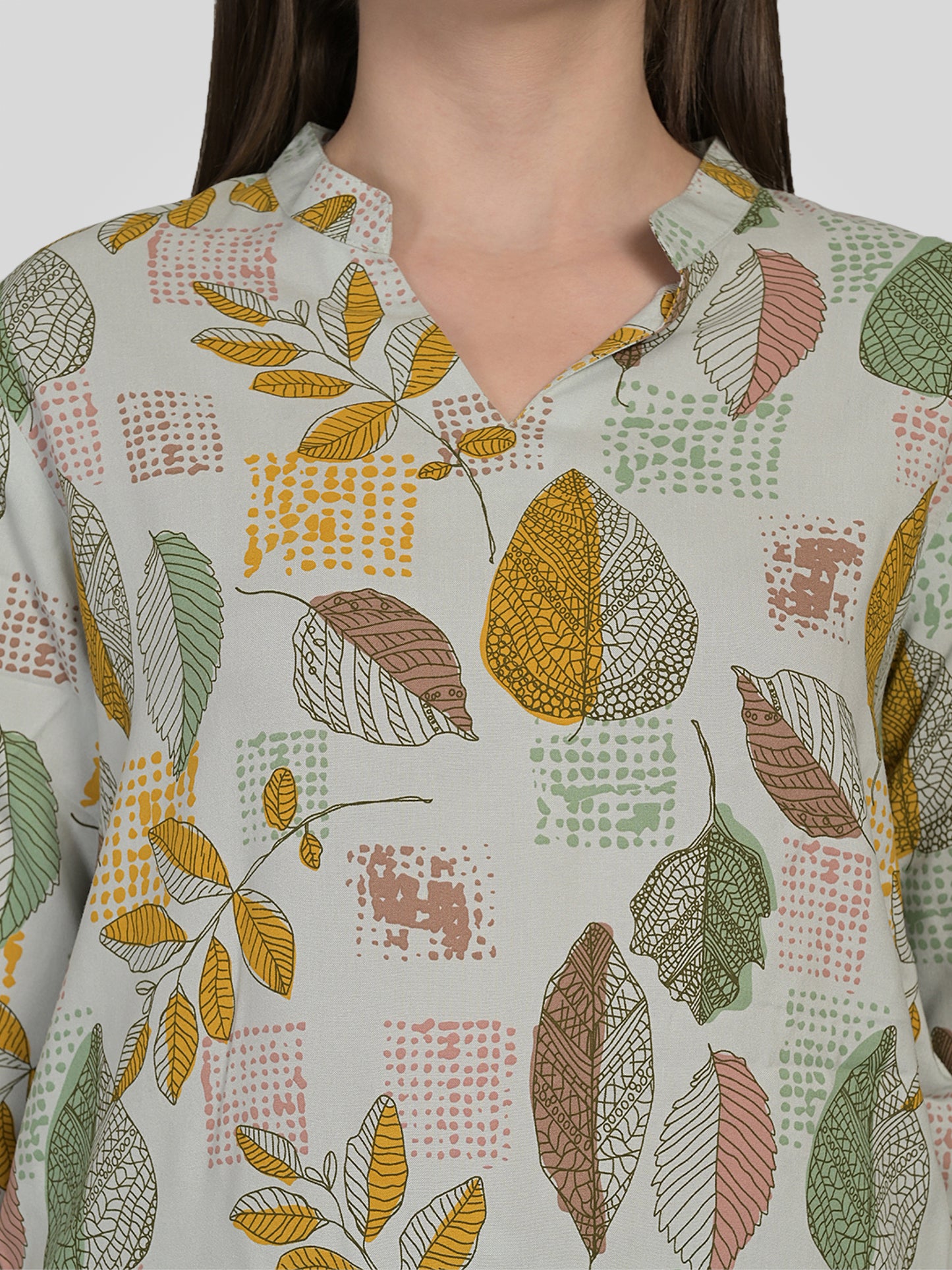 Green Leaf Printed Co-Ord Set