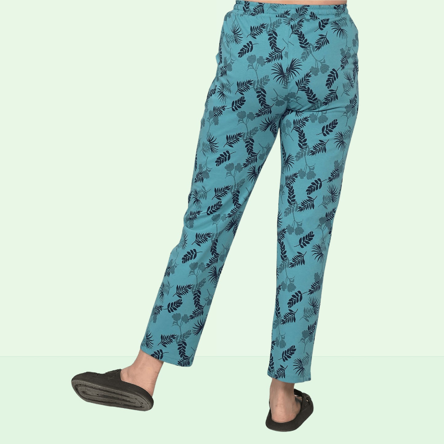 Blue S4 Printed Cotton Pyjama