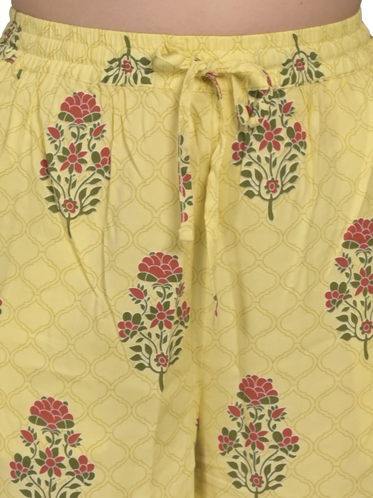 Yellow Floral Printed Co-Ord Set