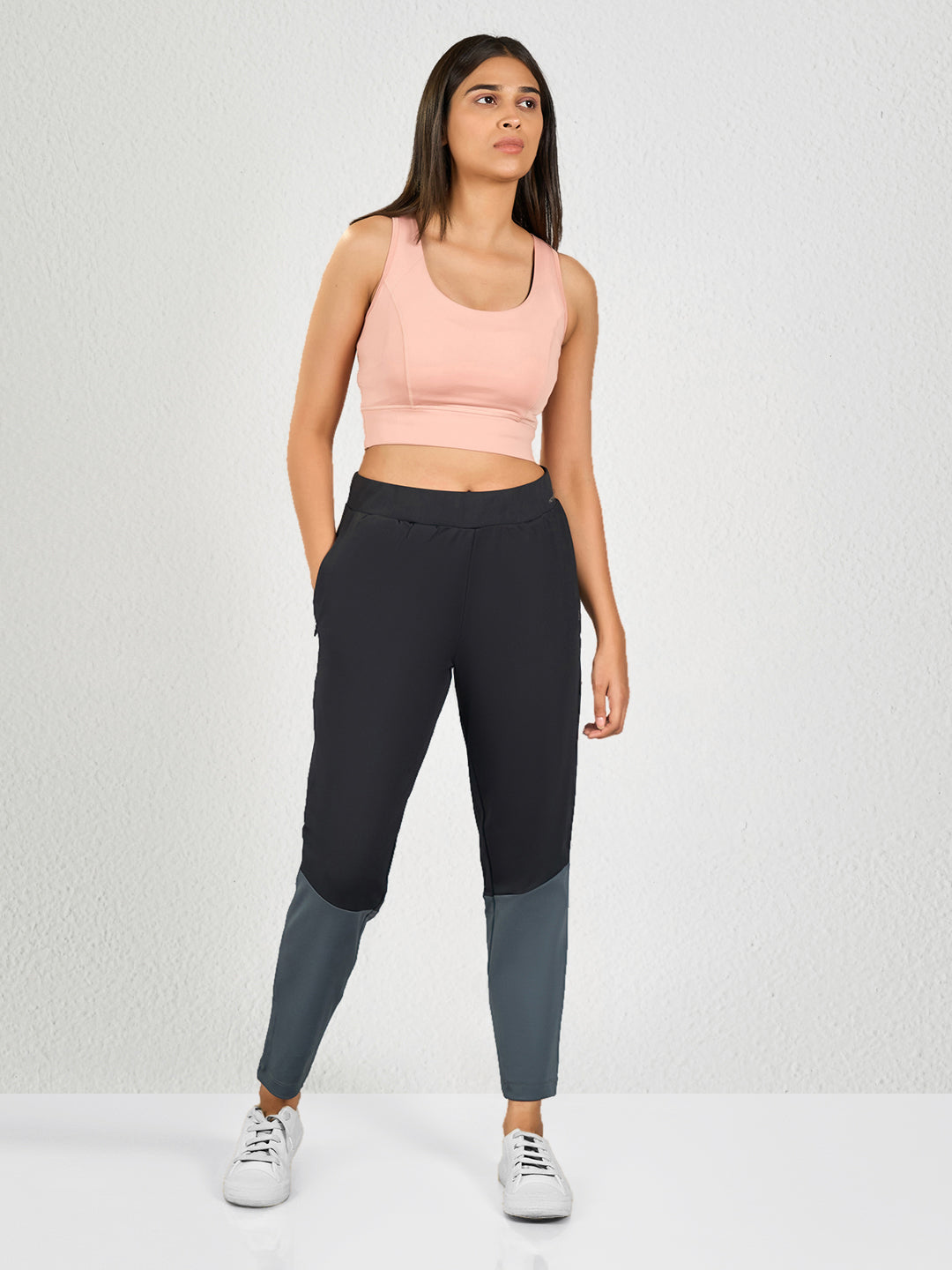 Black & Grey BK Yoga Pants