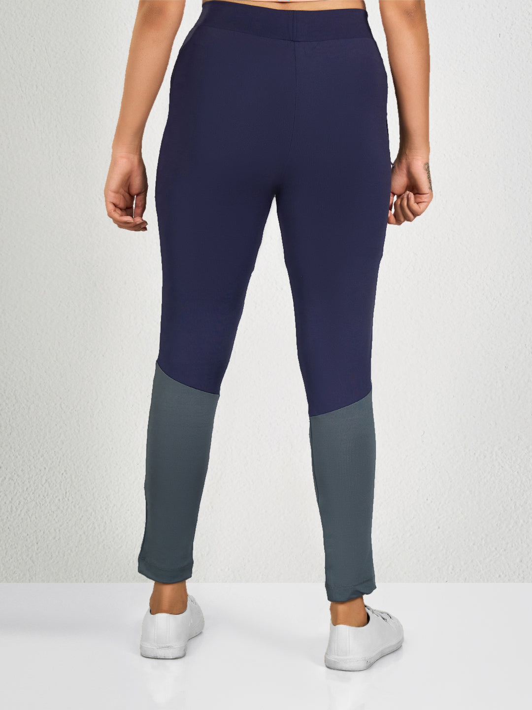Blue & Grey Fit Yoga Pants