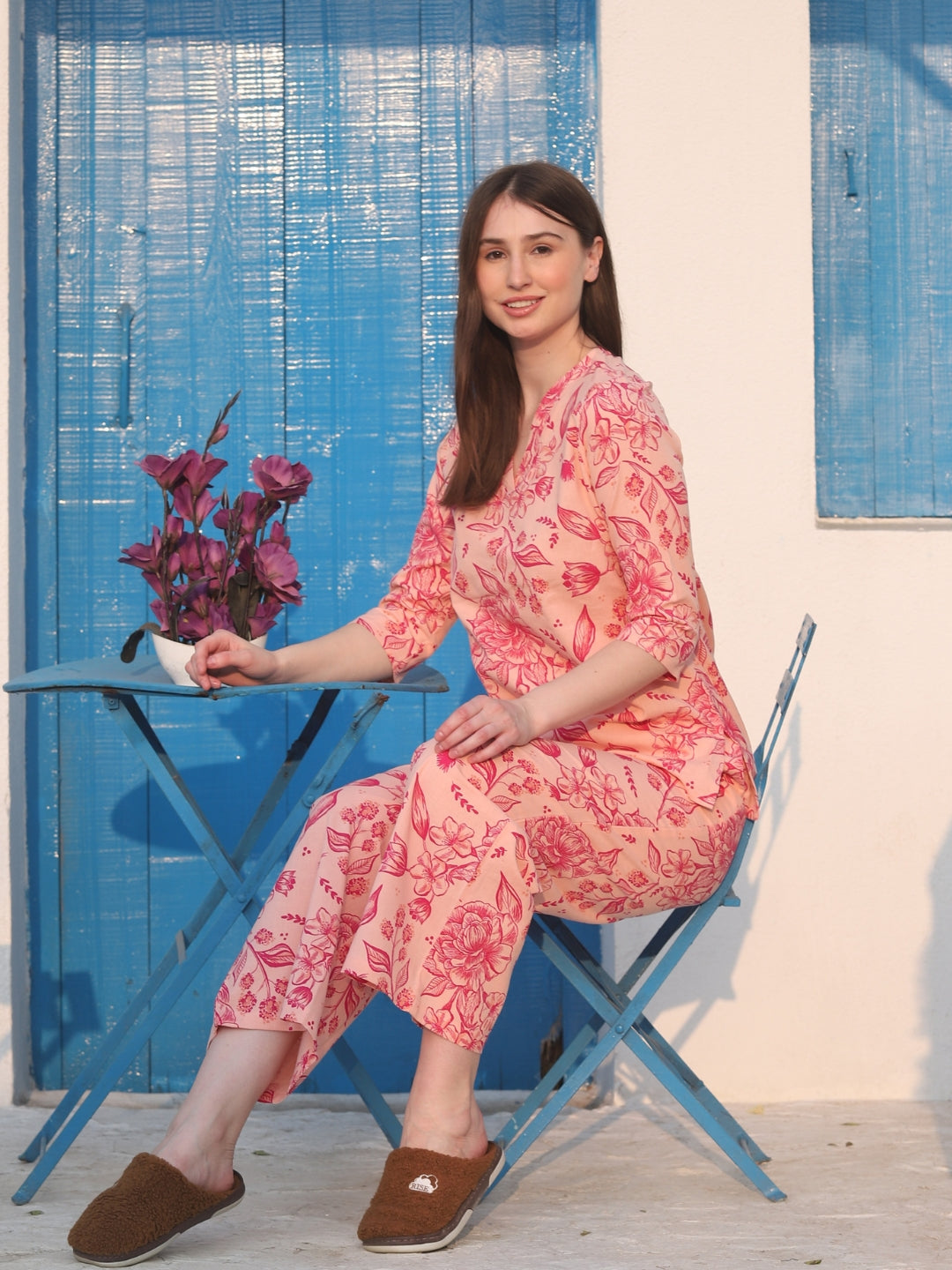 Red Printed Co-Ord Set