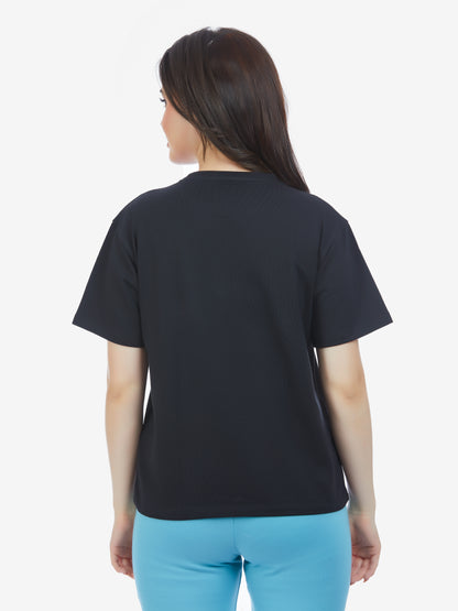 Black Half Sleeve T-Shirt