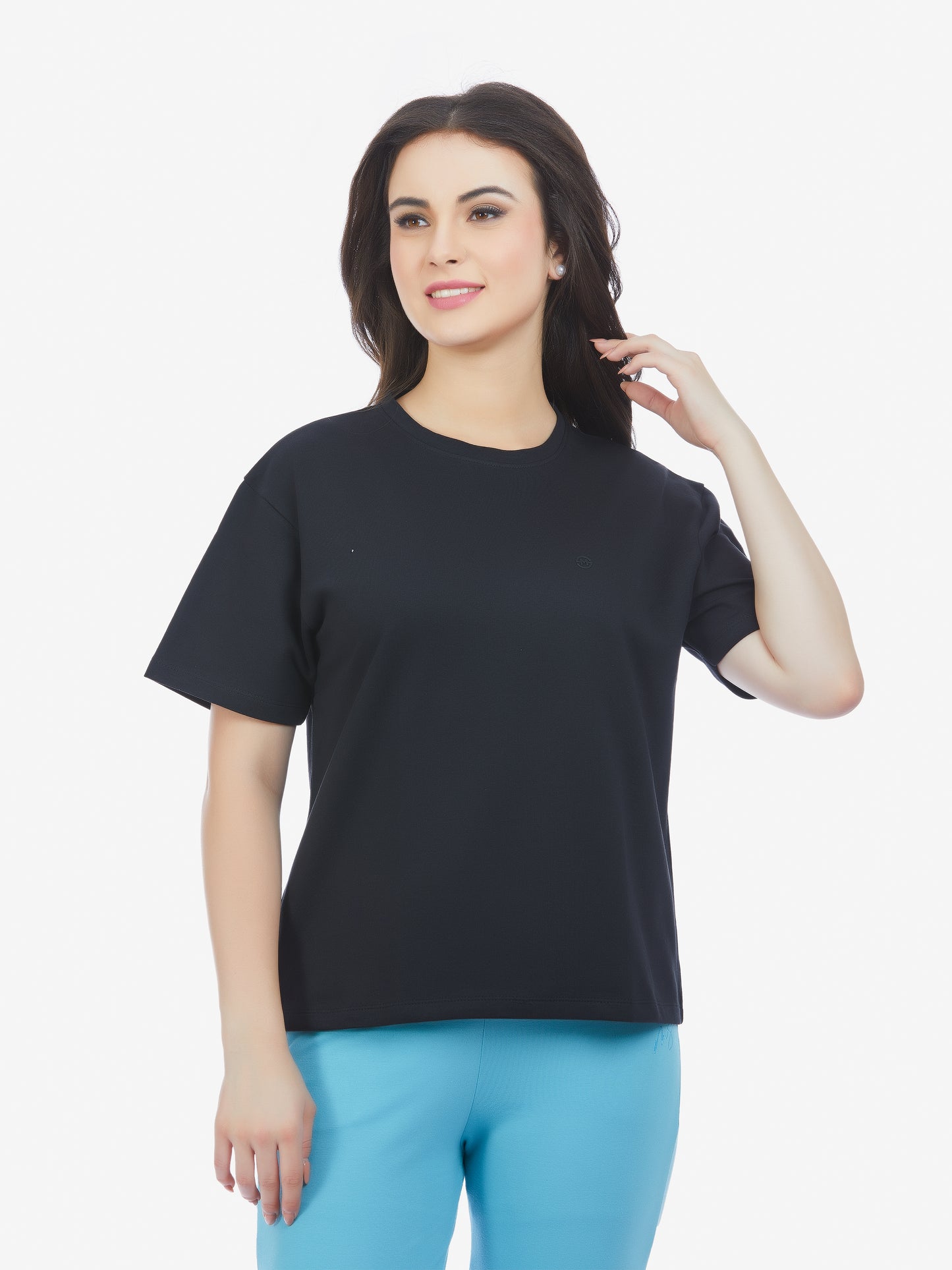 Black Half Sleeve T-Shirt