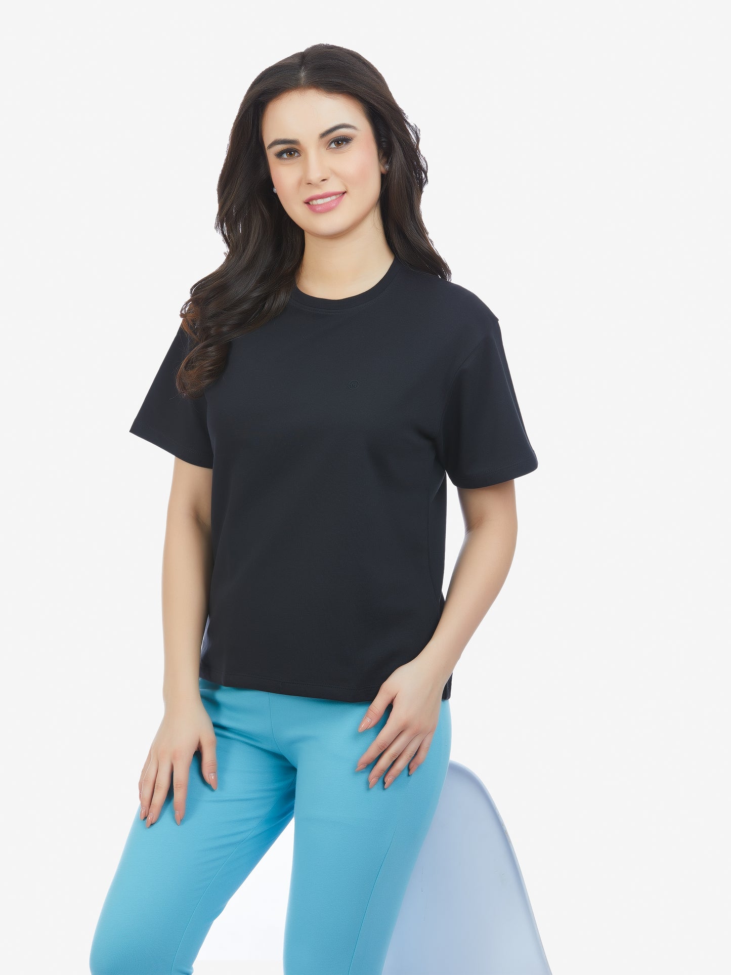 Black Half Sleeve T-Shirt