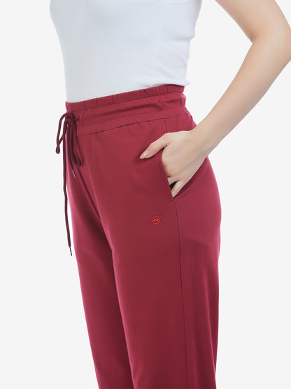 Dark Cherry Track Pant