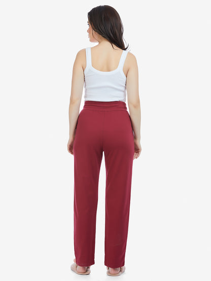 Dark Cherry Track Pant