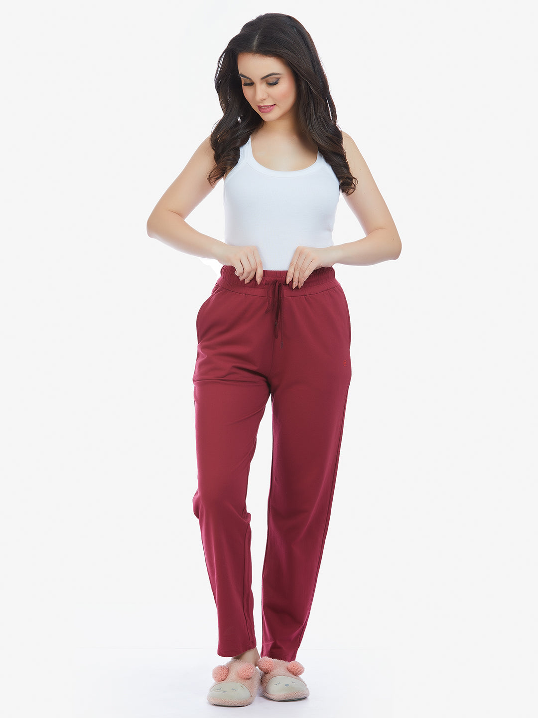 Dark Cherry Track Pant