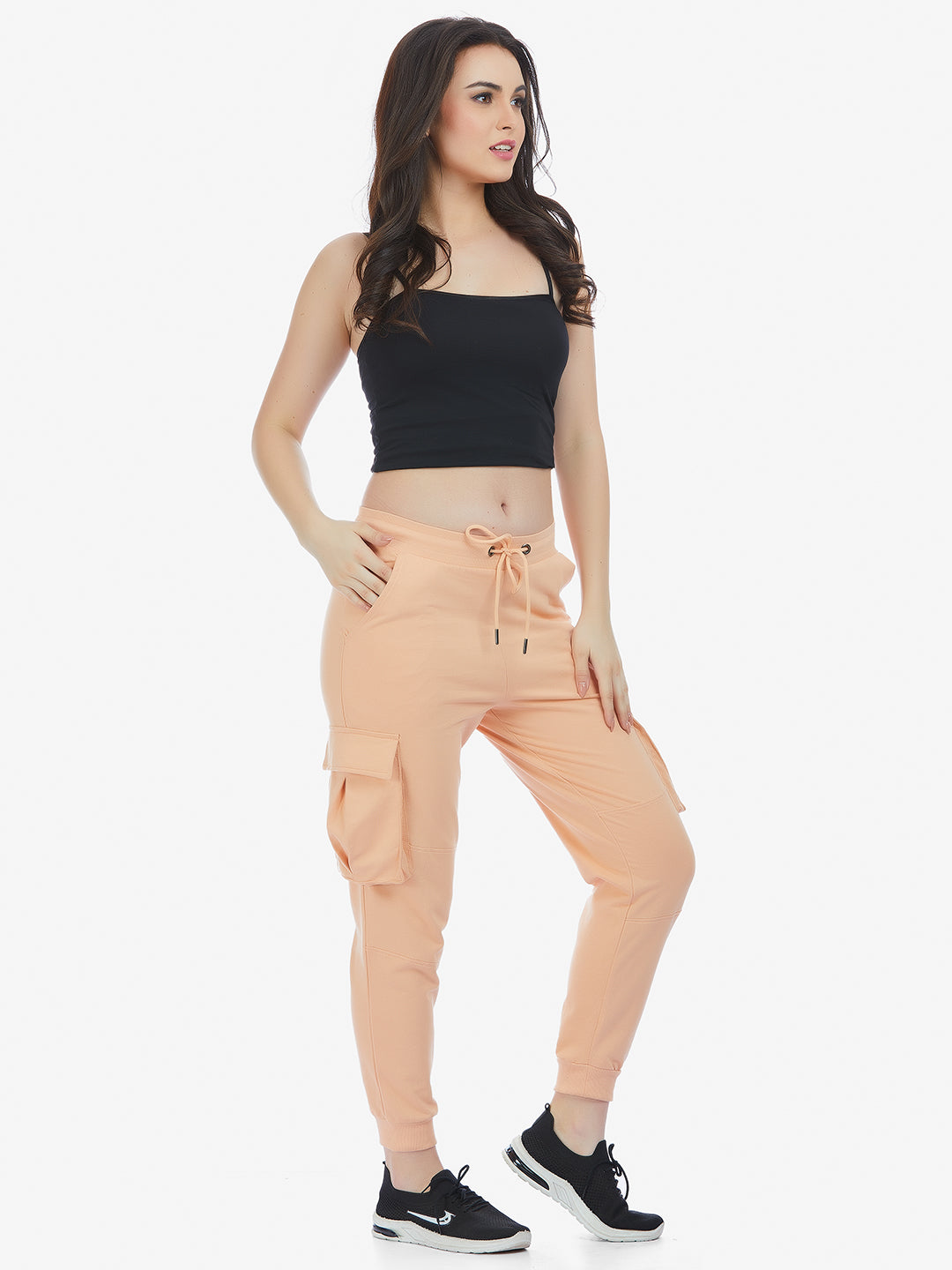 Peach Sand Cargo Pant