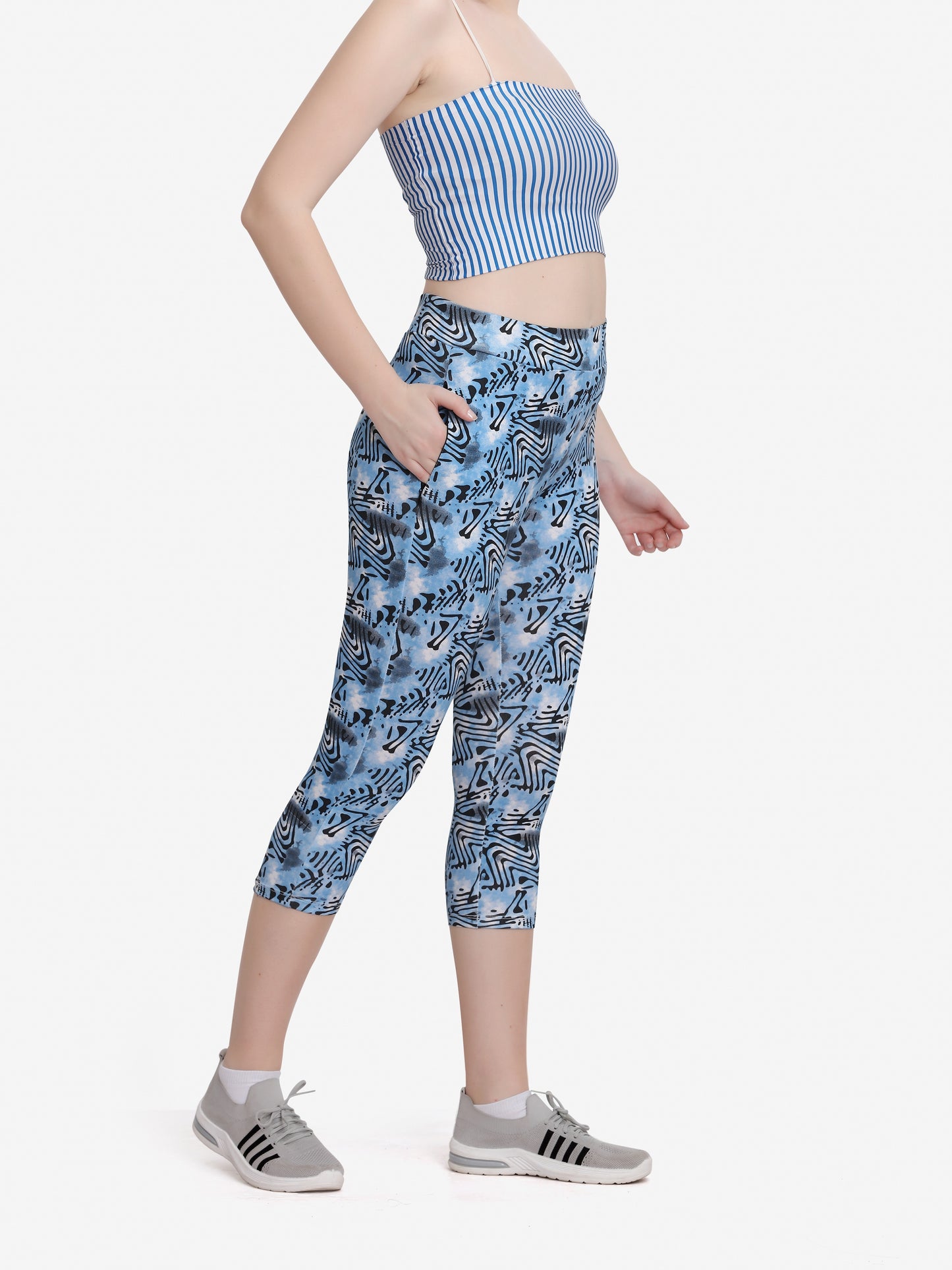 Light Blue Capri Pant