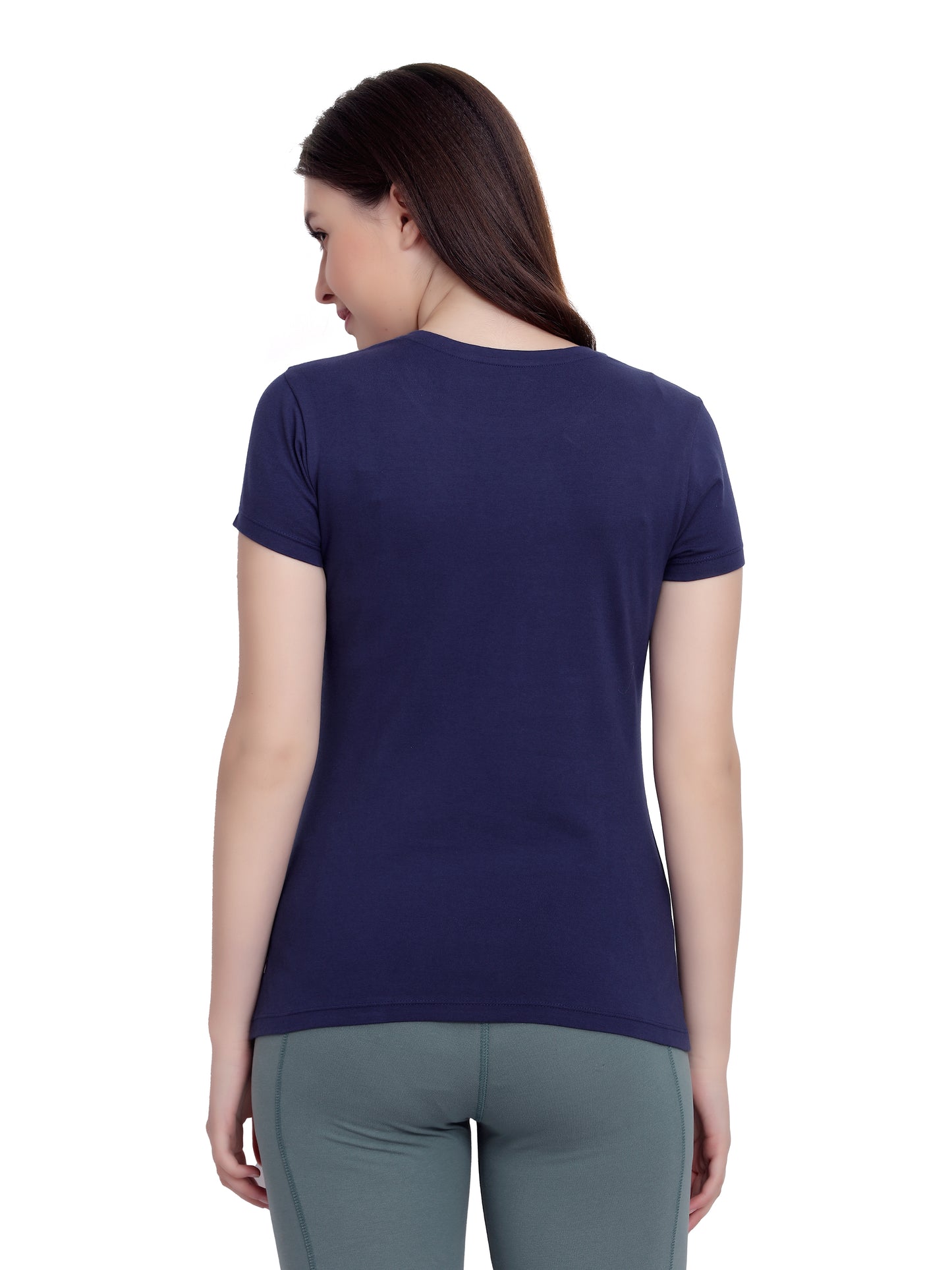 Navy Half Sleeve T-Shirt