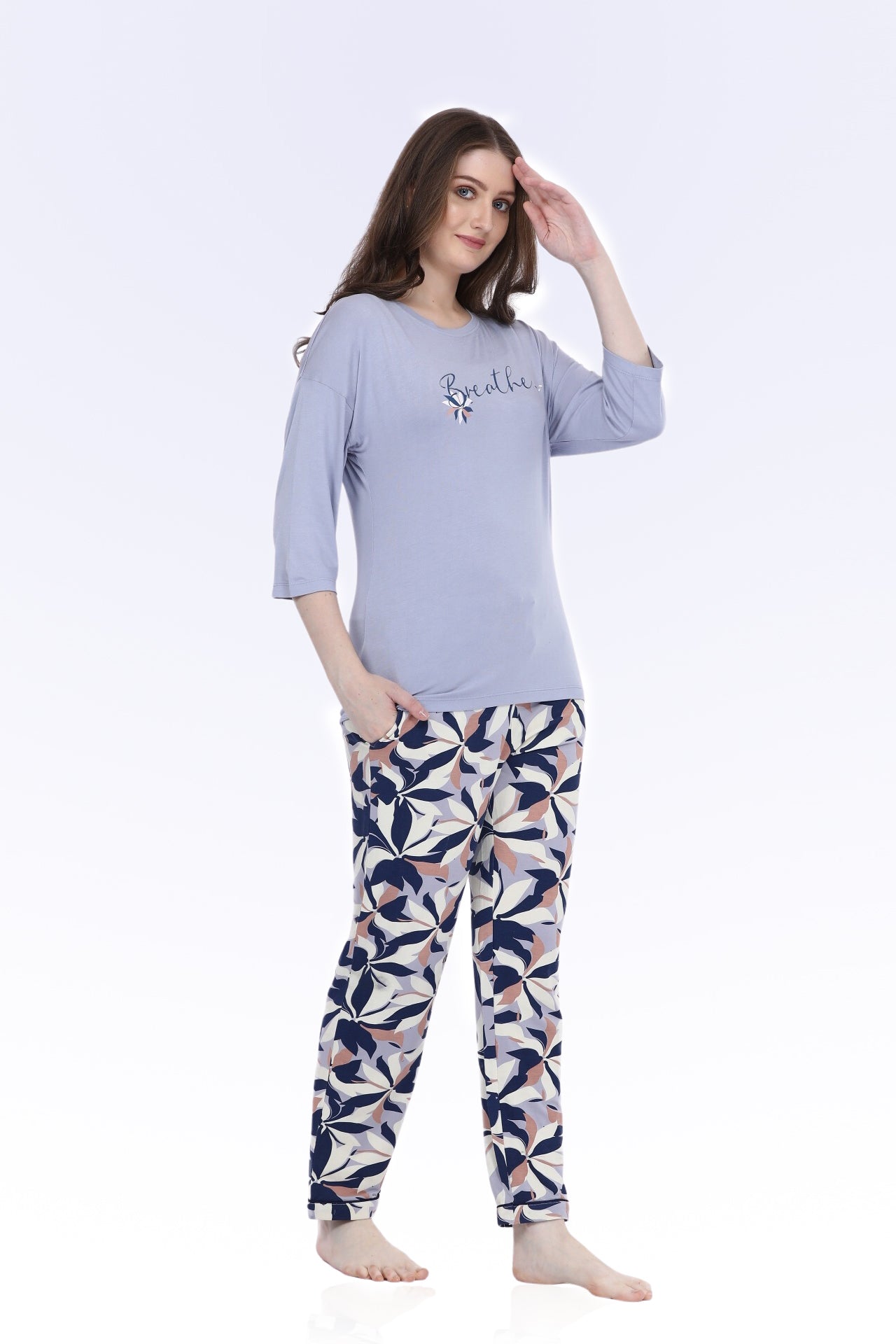 Maysixty Viscose Spandex Aleutian Pyjama Set