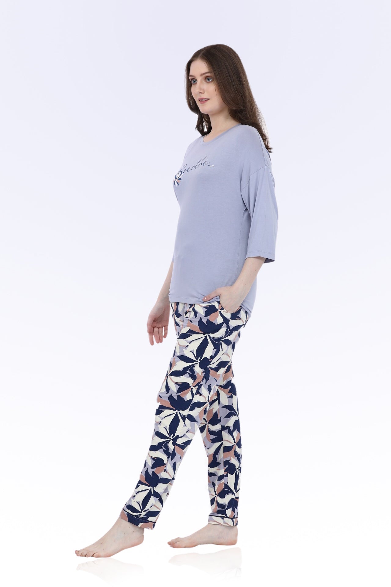 Maysixty Viscose Spandex Aleutian Pyjama Set