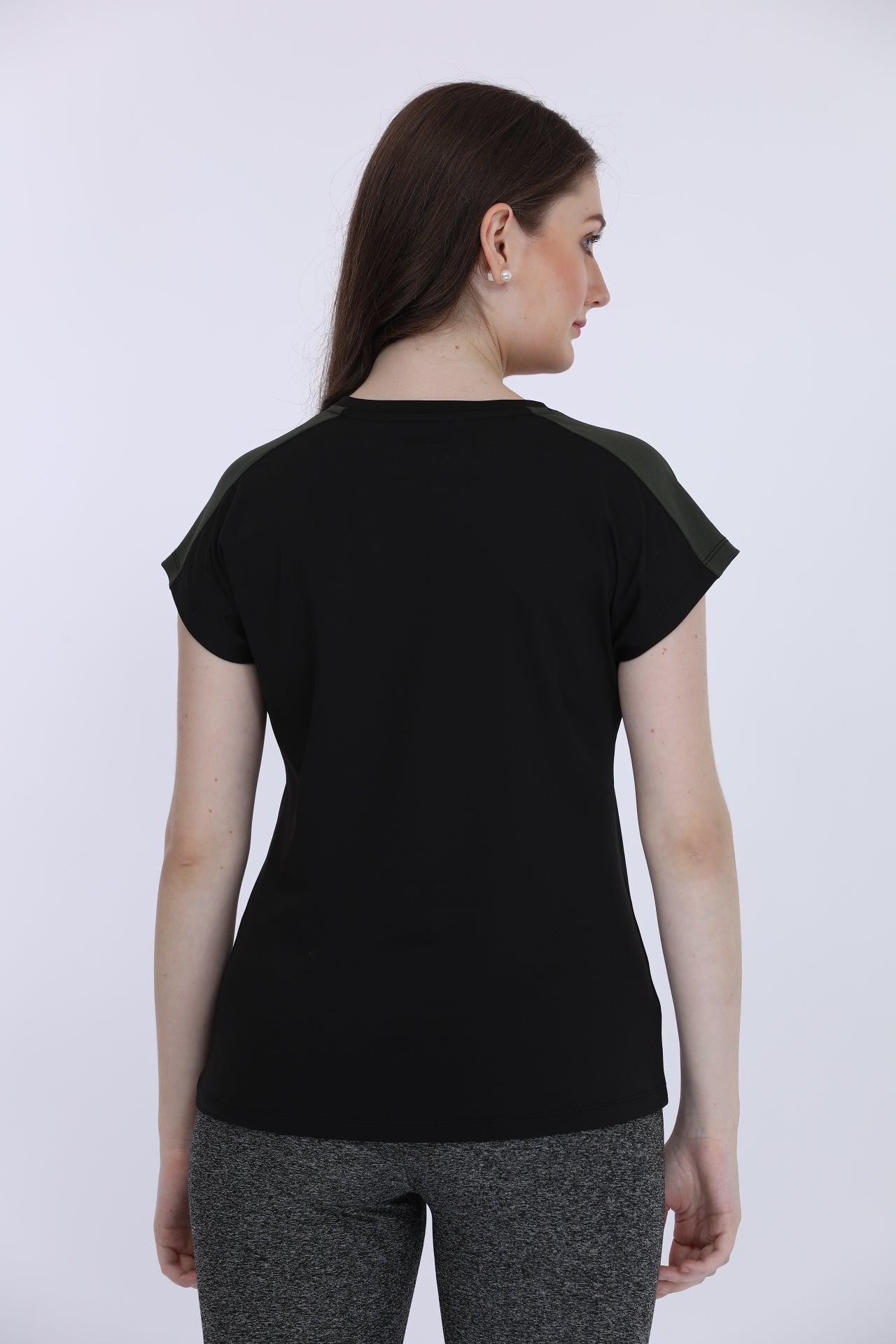 Black Half Sleeve T-Shirt