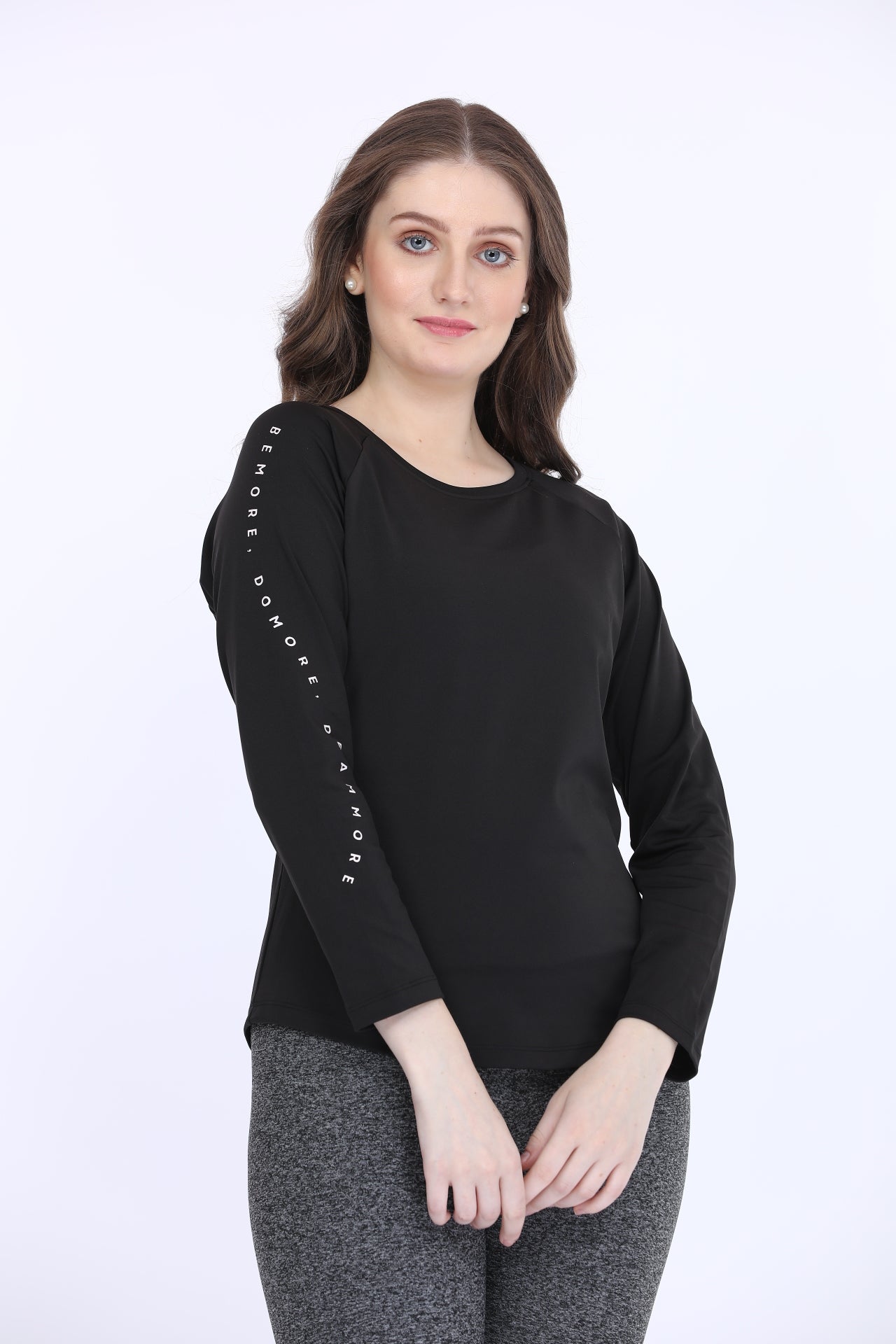 Black Full Sleeve T-Shirt