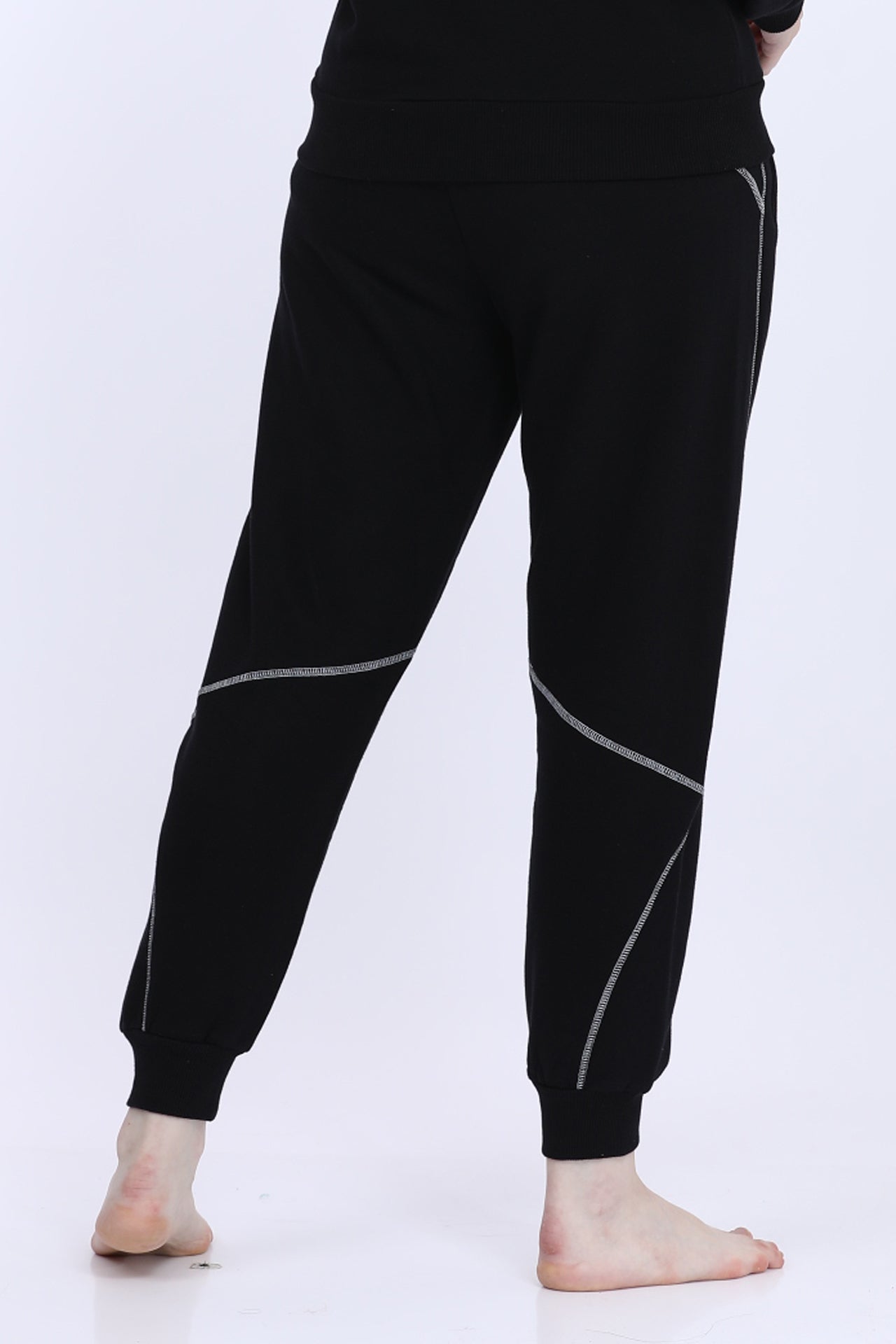 Maysixty® Women Fleece Black Fashion Jogger