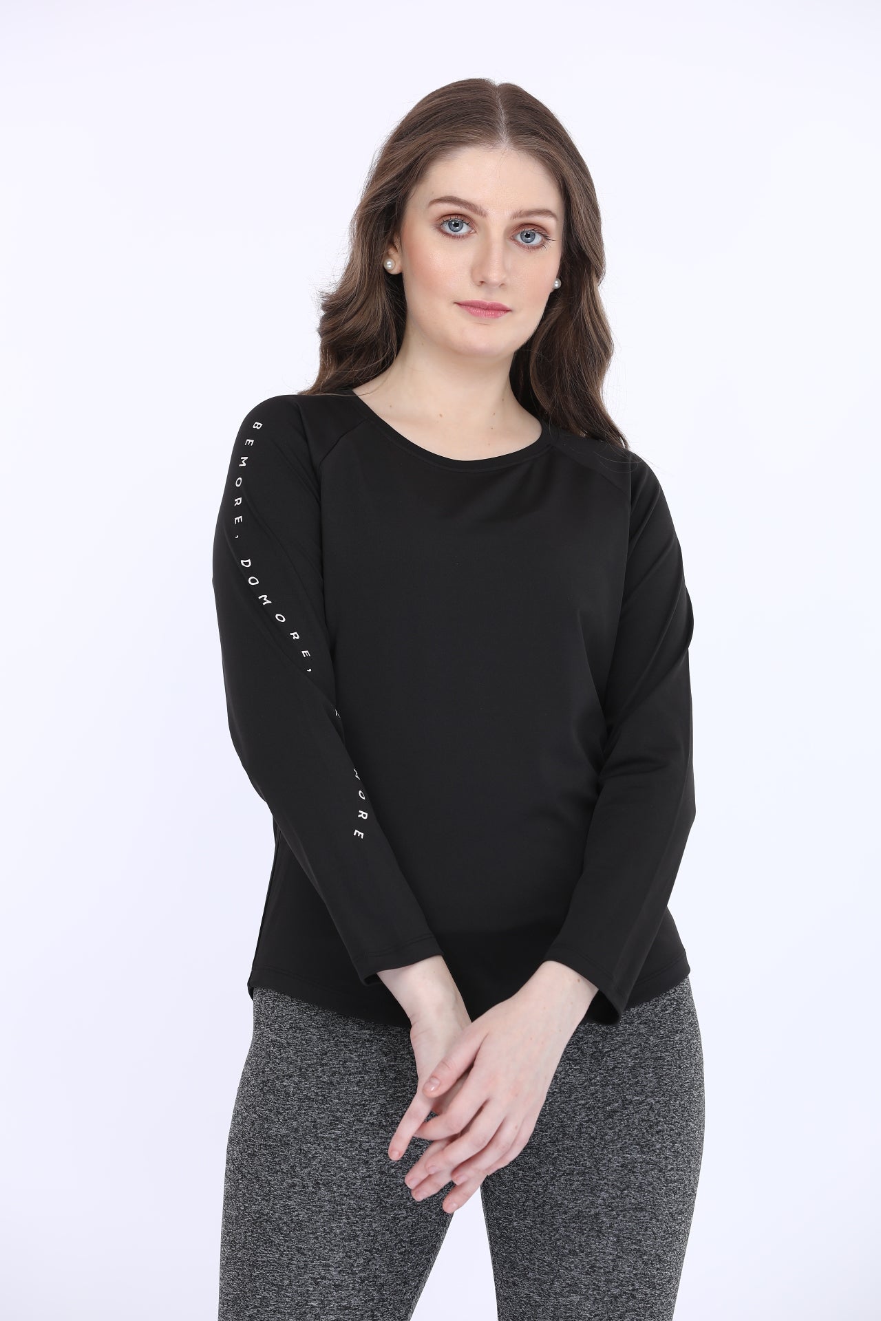 Black Full Sleeve T-Shirt