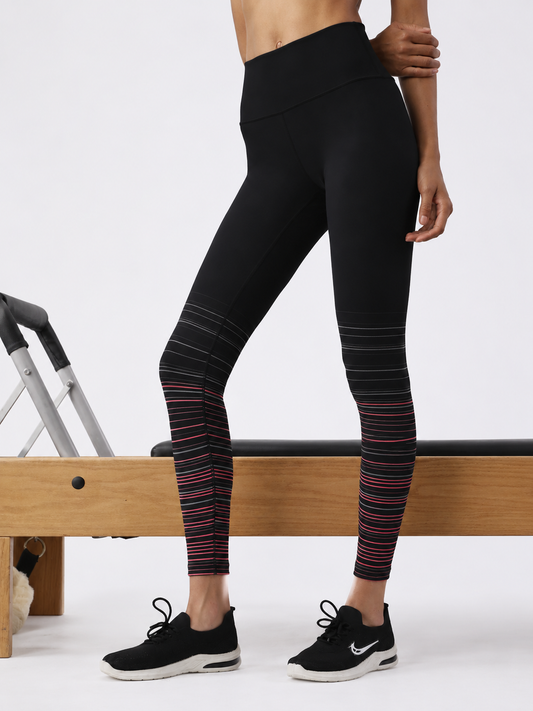 Maysixty Poly Spandex Black Yoga Pants for women