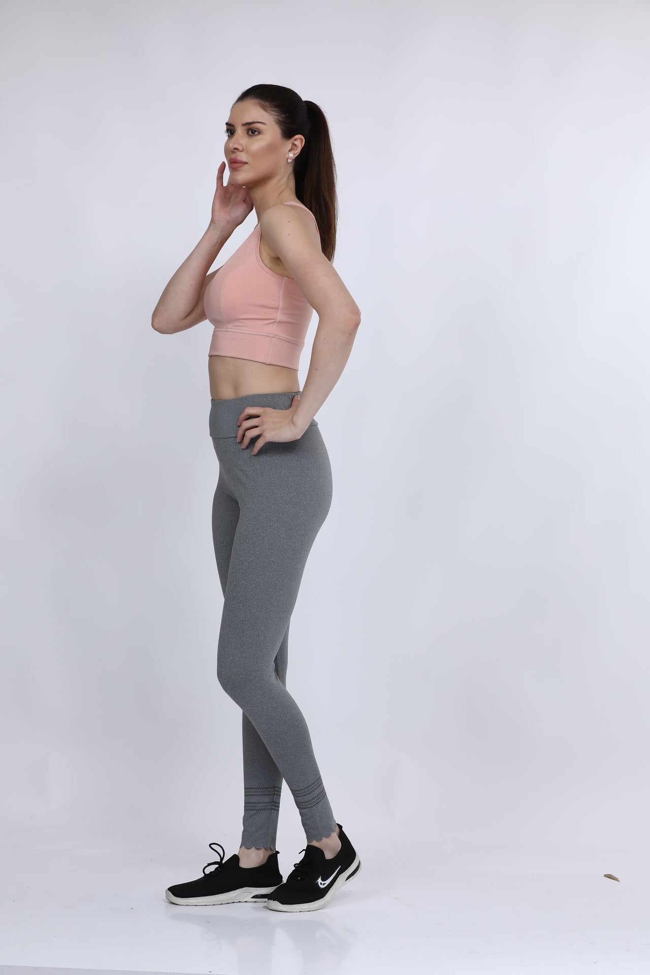 Grey Mel Yoga Pant