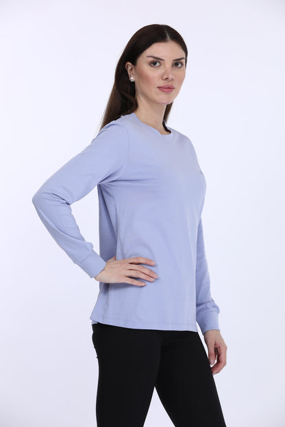 Lavender Full Sleeve T-Shirt