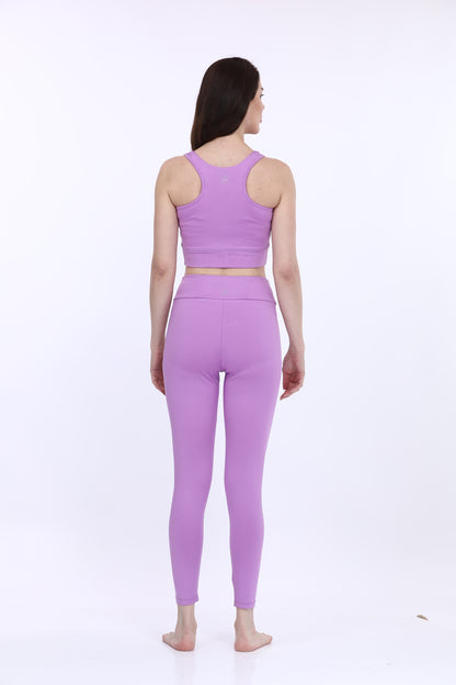 Poly Spandex Lilac Sports Bra