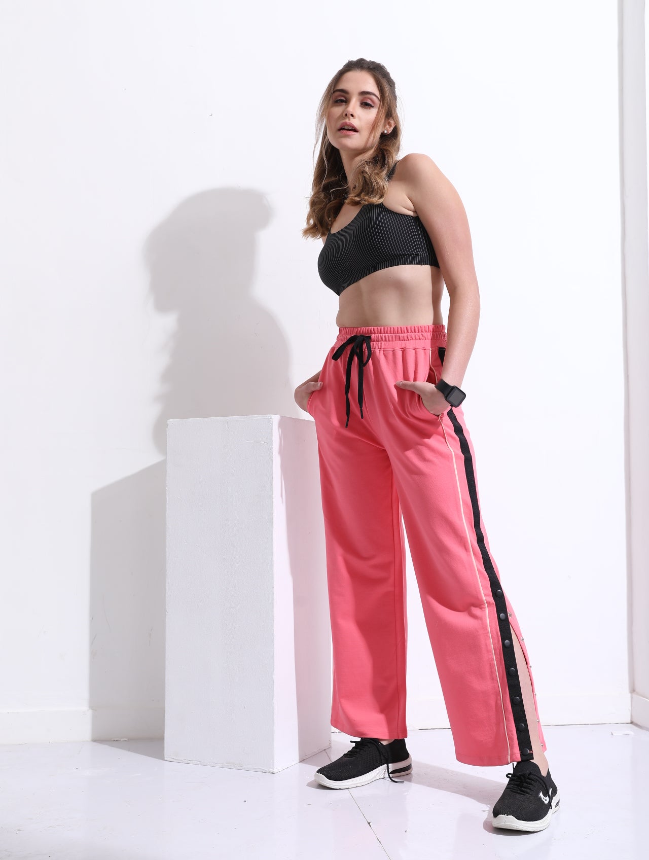 Athleisure Track Pant – Coral