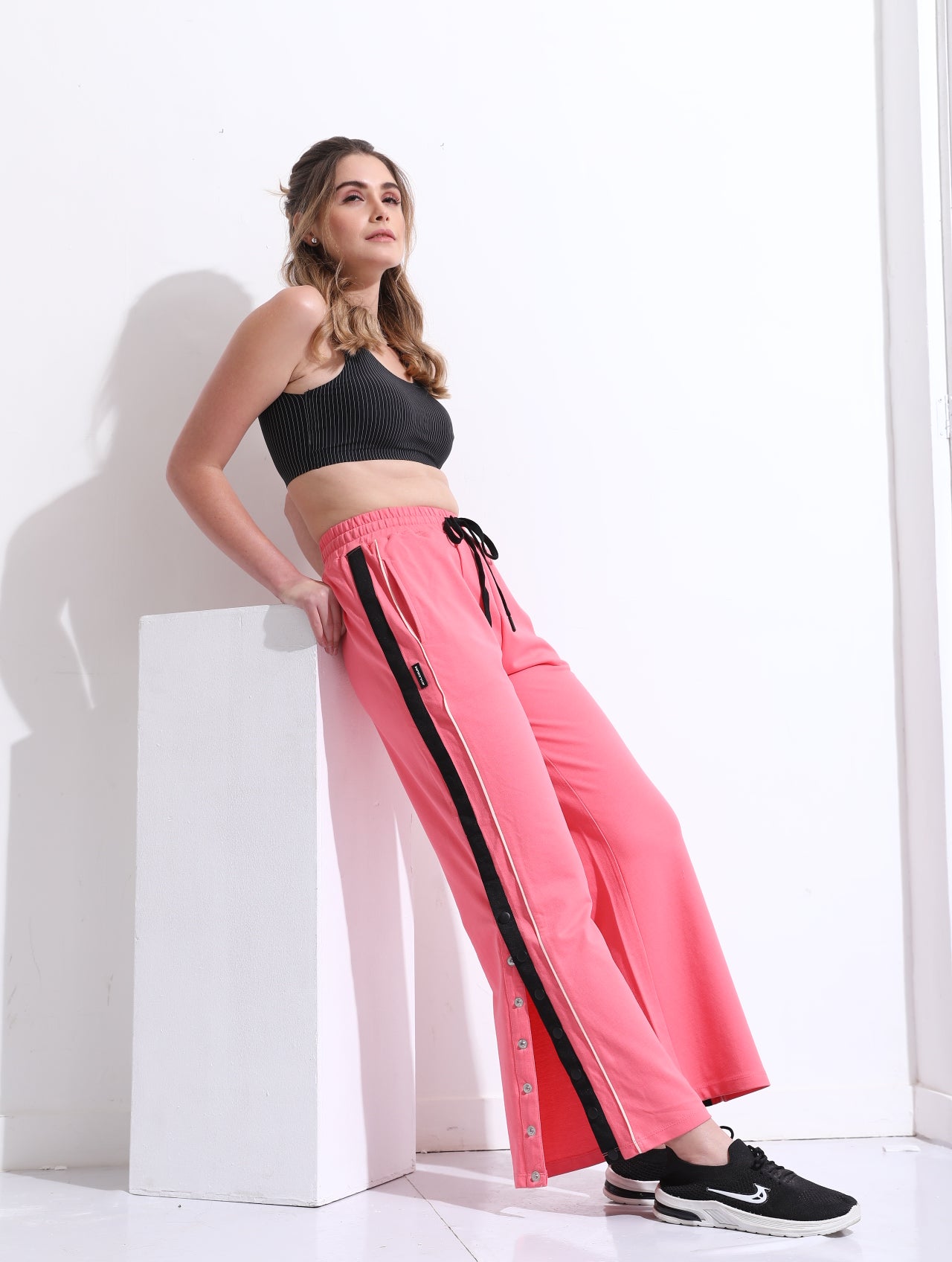 Athleisure Track Pant – Coral