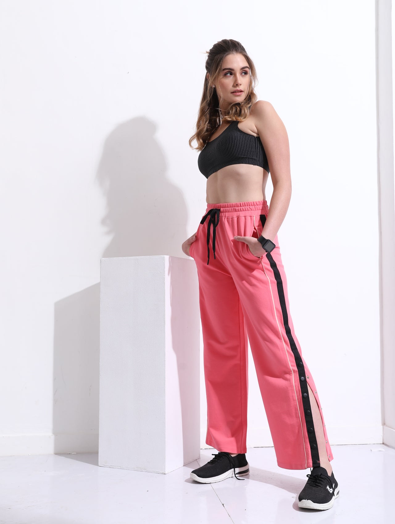 Athleisure Track Pant – Coral