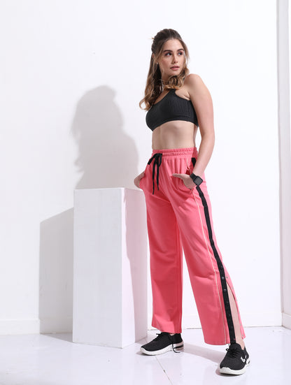 Athleisure Track Pant – Coral