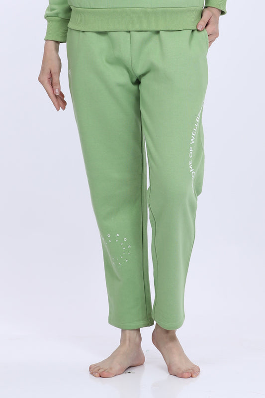 Maysixty® Women Fleece Green Fashion Jogger