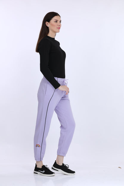 Maysixty® Women Fleece Purple Fashion Jogger