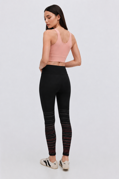 Maysixty Poly Spandex Black Yoga Pants for women