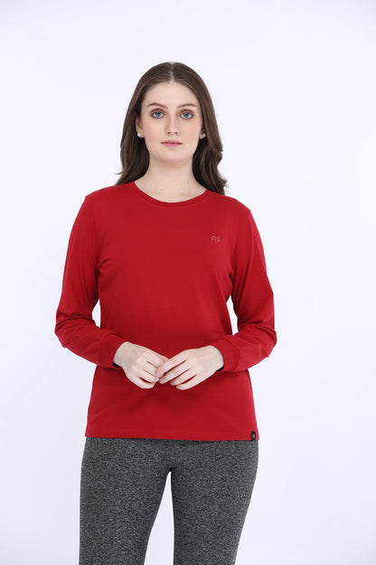 Red Full Sleeve T-Shirt