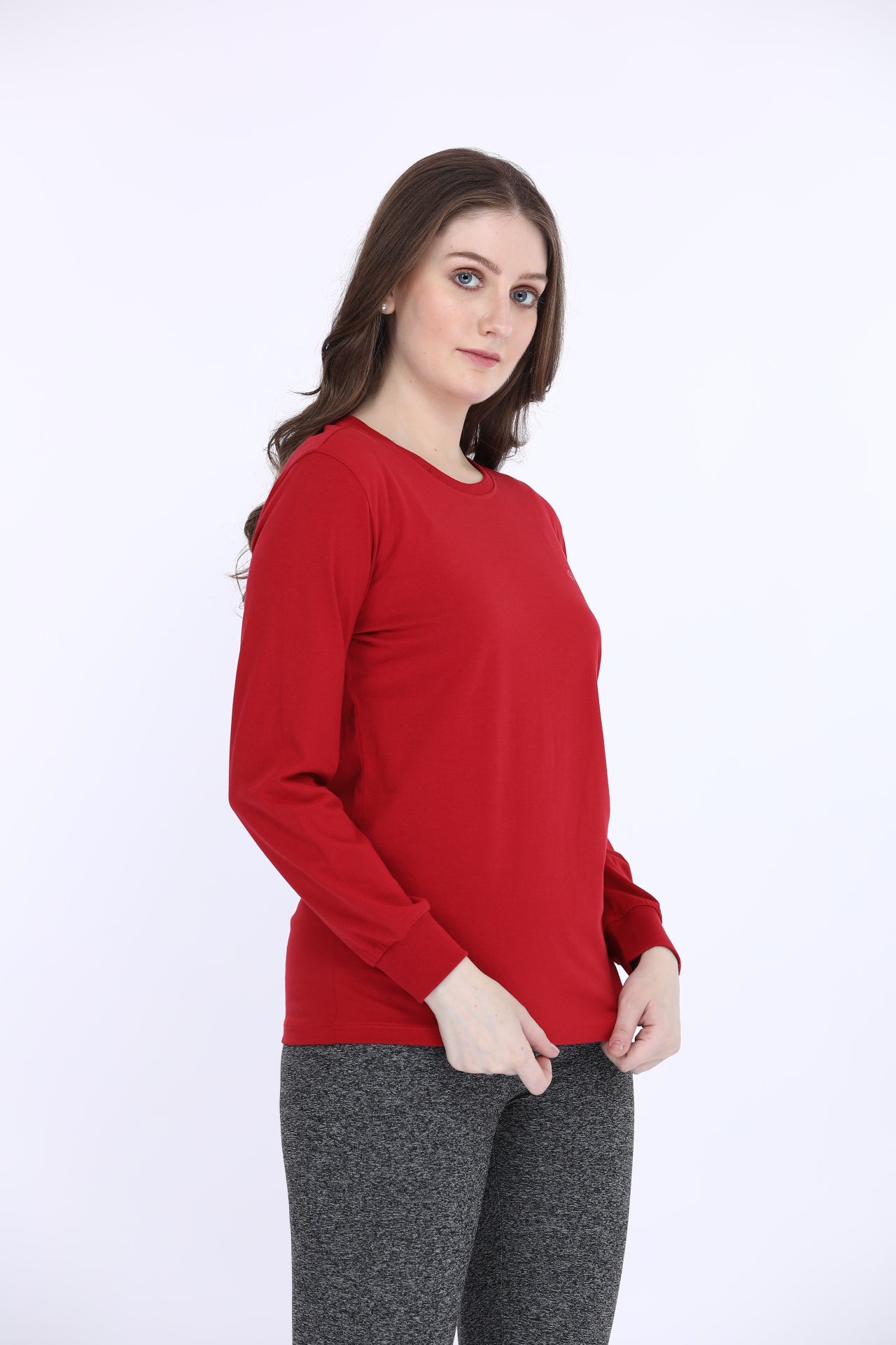 Red Full Sleeve T-Shirt