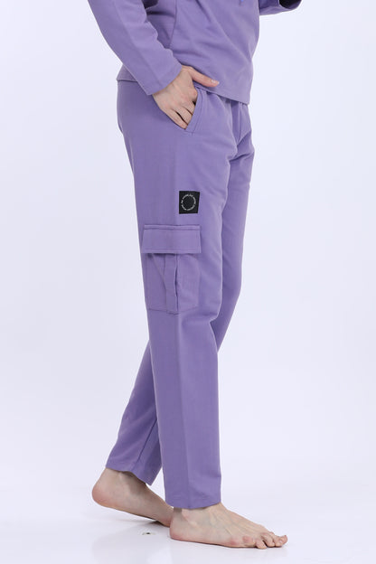 Purple Cargo Pant