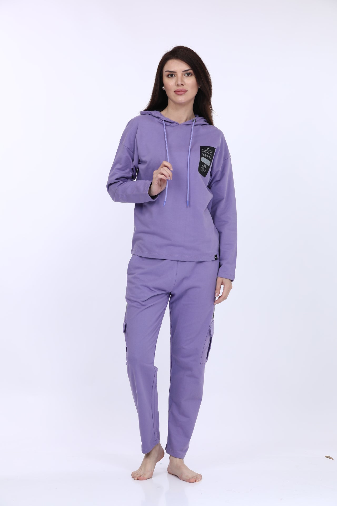 Purple Cargo Pant