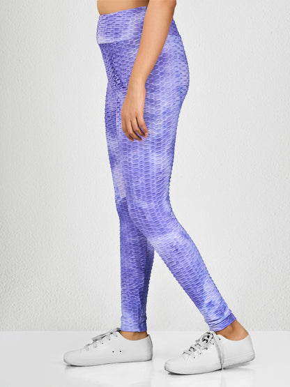 Purple Multi-Color Yoga Pant