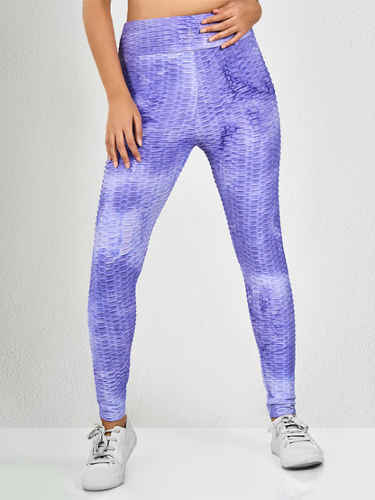 Purple Multi-Color Yoga Pant